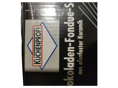 Küchenprofi Schokofondue Keramik Orange