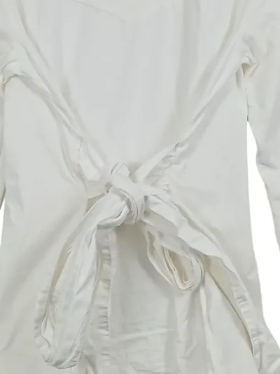 Mamalicious Umstandsshirt Damen Langarmshirt Gr. 40/L Weiß Casual