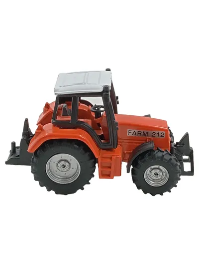 Dickie Toys Traktor Farm 212 Spielzeug Orange Bauernhof Fahrzeug