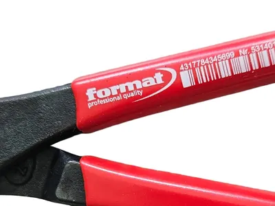FORMAT 53140160 Seitenschneider Profi Zange Rot Werkzeug