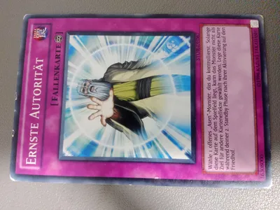 Konami Yu-Gi-Oh! Sammelkarte Ernste Autorität Fallenkarte STOR-DE067