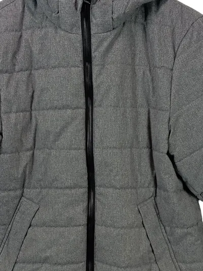 Springfield Herren Steppjacke Kapuze Gr. 47 Grau Casual