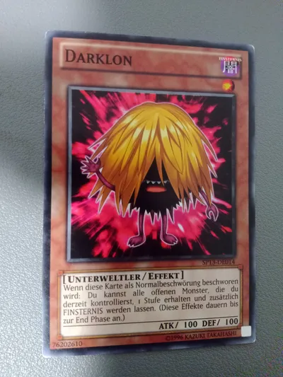 Konami Yu-Gi-Oh! Sammelkarte Monster Darklon TCG Mehrfarbig