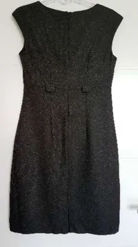 Connected Apparel Businesskleid Damen Gr. 38 Grau Elegant 2