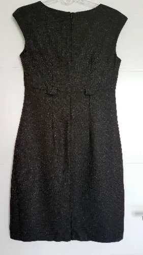 Connected Apparel Businesskleid Damen Gr. 38 Grau Elegant