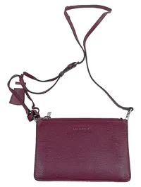 Coccinelle Damen Umhängetasche Leder Dunkelrot Elegant 1