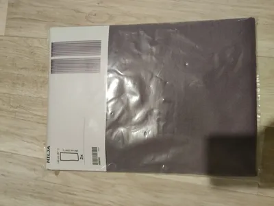 IKEA HILJA Vorhänge Grau 145x300cm Polyester Gardinen Uni Alltag
