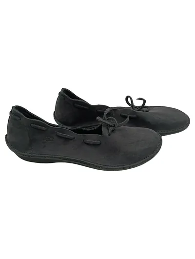 Loints of Holland Damen Ballerinas Schwarz Leder Schnürung Gr. 38