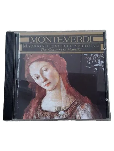 Monteverdi Madrigali Erotici E Spirituali CD Consort of Musicke Brilliant