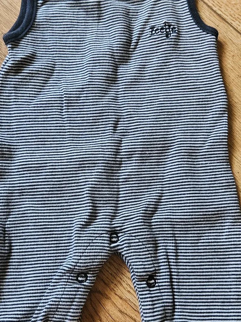 Feetje Baby Schlafanzug Strampler Gr. 56 gestreift Baumwolle 5