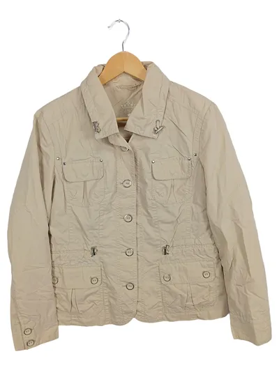 CANDA Damen Leichte Jacke Gr. 40/L Beige Casual