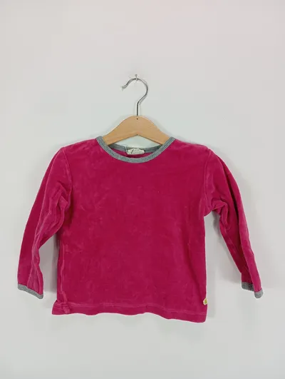 loud + proud Kinder Langarmshirt Gr. 86/92 Pink Casual Wolle