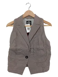 Anastacia Damen Anzugweste Weste Gr. L 40 Beige Casual 1