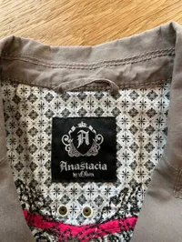 Anastacia Damen Anzugweste Weste Gr. L 40 Beige Casual 4