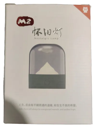 M2 Nostalgic Lamp Lavalampe Retro Deko Lampe Grün 11cm