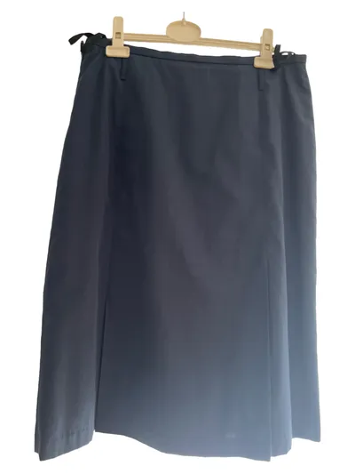 Bianca Faltenrock Damen 40 L Blau Klassisch Midirock