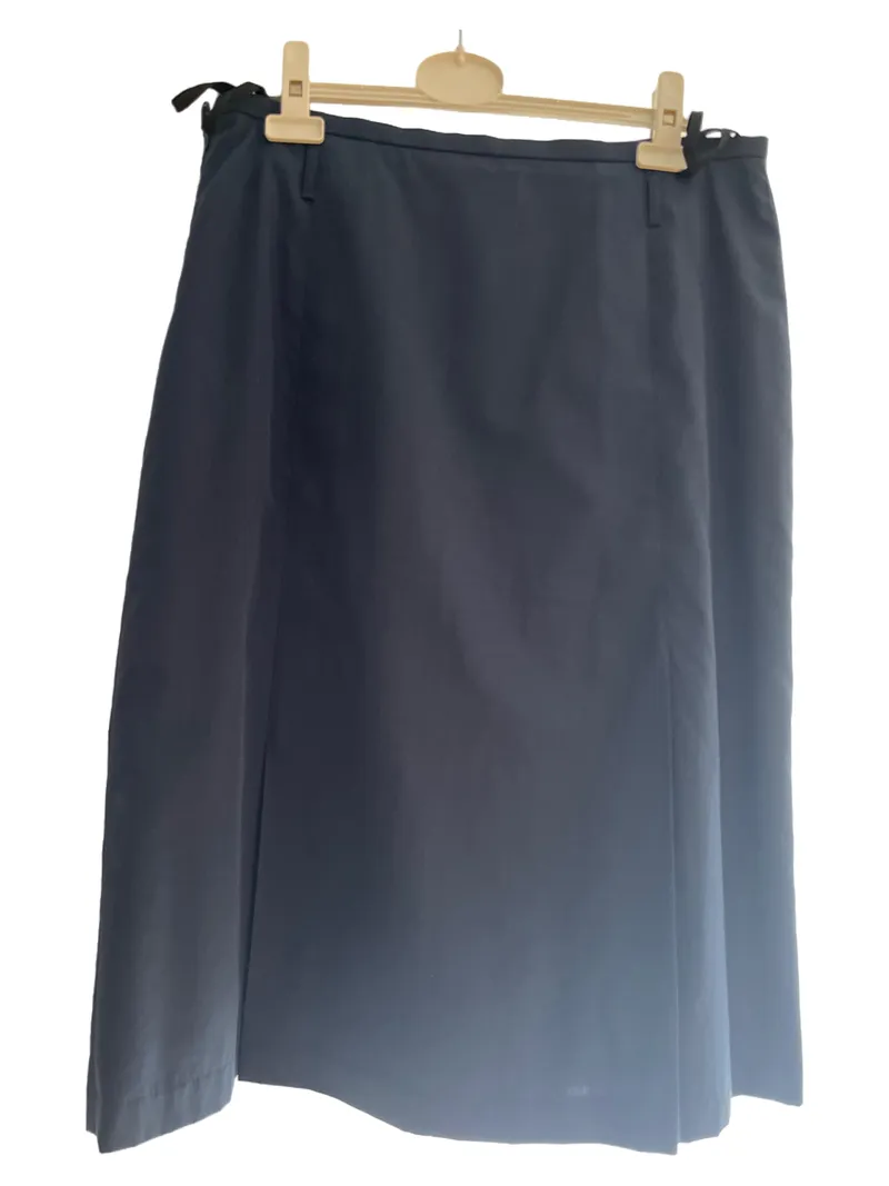 Bianca Faltenrock Damen 40 L Blau Klassisch Midirock 2