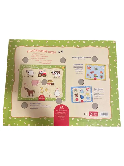 Die Spiegelburg Steckpuzzle Bauernhoftiere Holz 8 Teile Kinder Motorik