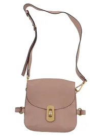 Coccinelle Damen Umhängetasche Leder Rosa Elegant Schultertasche 1