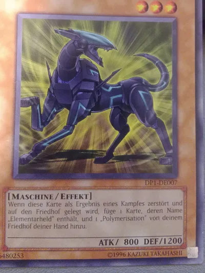 Konami Yu-Gi-Oh! Wroughtweiler Sammelkarte TCG Deutsch Blau