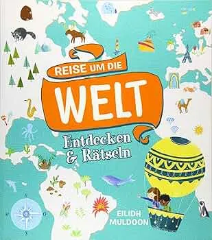 Ullmann Medien Activity Buch Reise um die Welt Entdecken Rätseln Papier