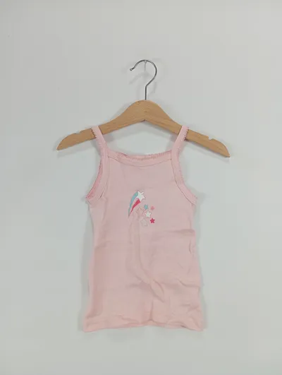 Alive Mädchen Top Shirt Sterne Rosa Gr. 104 Baumwolle