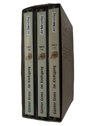 Günter Grass Im Krebsgang Hörbuch 6 MC Kassetten gelesen vom Autor