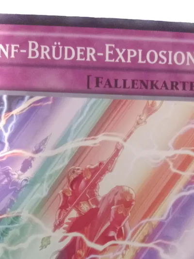 Konami Yu-Gi-Oh! Sammelkarte Fünf-Brüder-Explosion TCG Karte