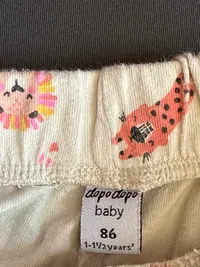 Dopodopo Baby Mädchen Shorts Gr. 86 Baumwolle Tiermotiv Mehrfarbig Casual 3