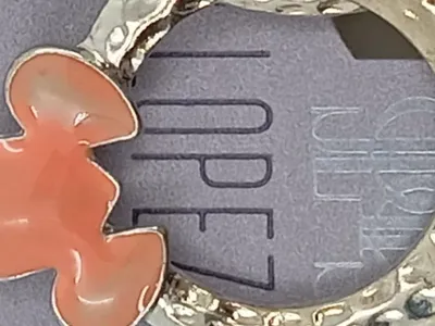 Jennifer Lopez Damen Ohrringe Creolen Silber Modisch Strukturmuster 6cm