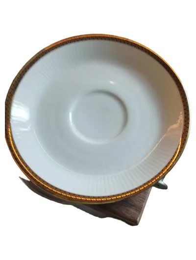 Tirschenreuth 037 Unterteller Porzellan Weiß Geometrisch 14 cm