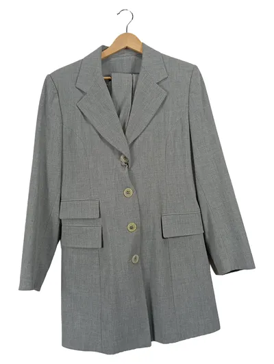 Elodie Damen Business Hosenanzug Sakko Hose Grau Gr. 36/S