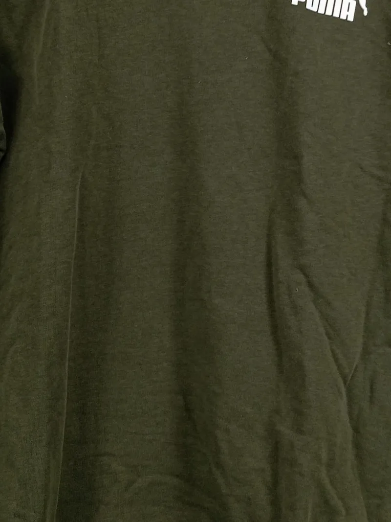 PUMA Sweatshirt Herren Gr. M Oliv Grün Logo Pullover Sweater 7