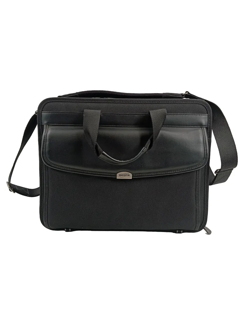 DICOTA Aktentasche Business Schwarz Herren Laptoptasche mehrere Fächer 1