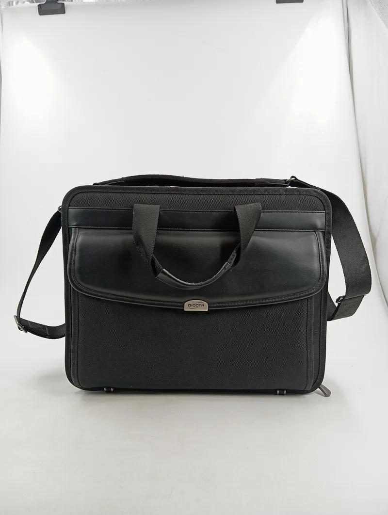 DICOTA Aktentasche Business Schwarz Herren Laptoptasche mehrere Fächer 2