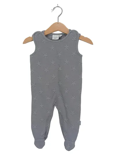 Feetje Baby Body Strampler Grau Sterne Gr. 62