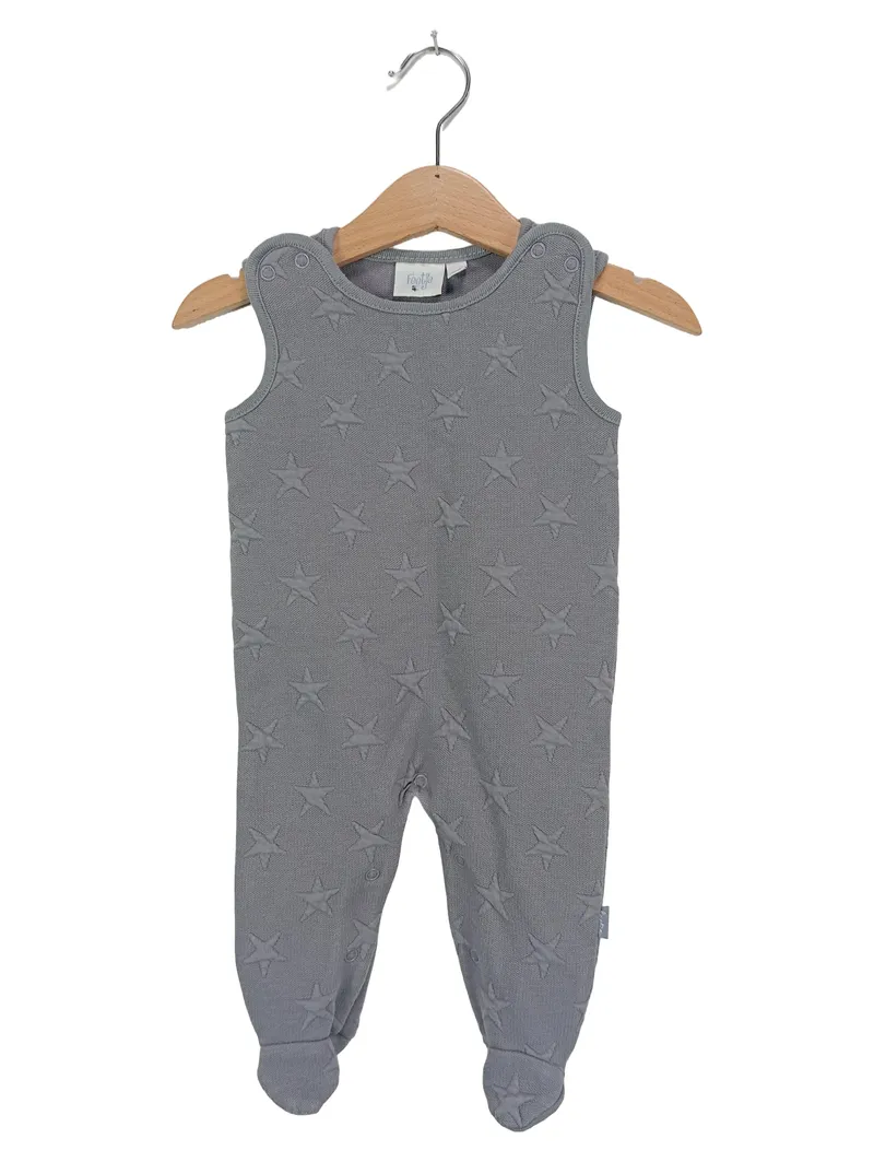Feetje Baby Body Strampler Grau Sterne Gr. 62 1