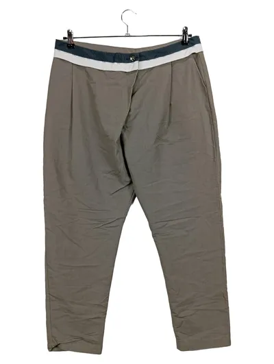 Dixie Stoffhose Damen Gr. 38/M Grau Viskose Casual Hose