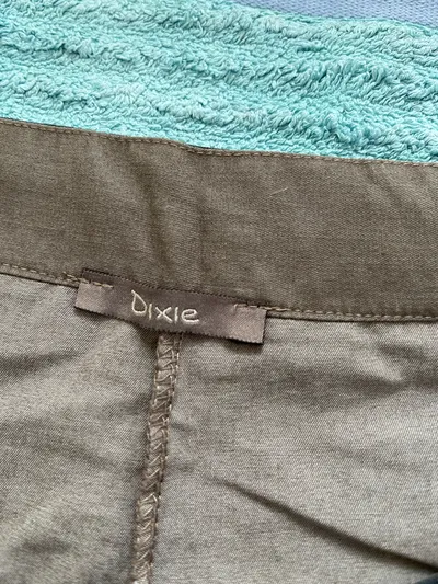 Dixie Stoffhose Damen Gr. 38/M Grau Viskose Casual Hose