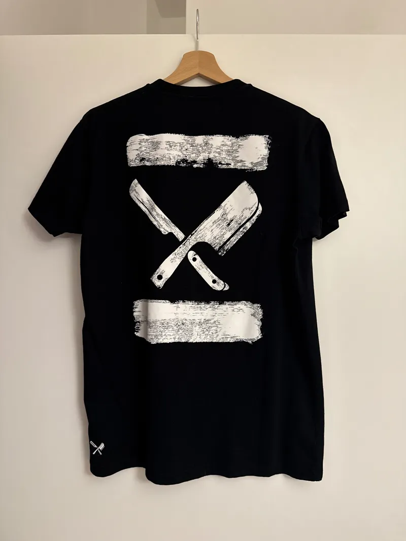 Distorted People Herren T-Shirt Gr. M Schwarz Casual Logo-Print 2