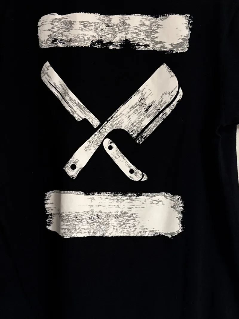 Distorted People Herren T-Shirt Gr. M Schwarz Casual Logo-Print 3