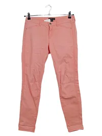 MANGO Basics Stoffhose Damen Gr. 38 Rosa Baumwolle Sommerhose 1
