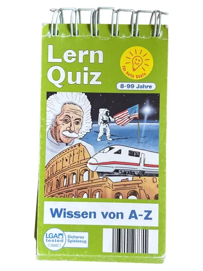 Bookmark Verlag Quizspiel Wissen A-Z Lernspiel Allgemeinwissen 8-99 Jahre