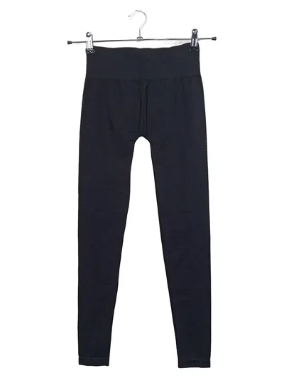 Calzedonia Damen Leggings Sportlich Uni Schwarz Gr. S 36