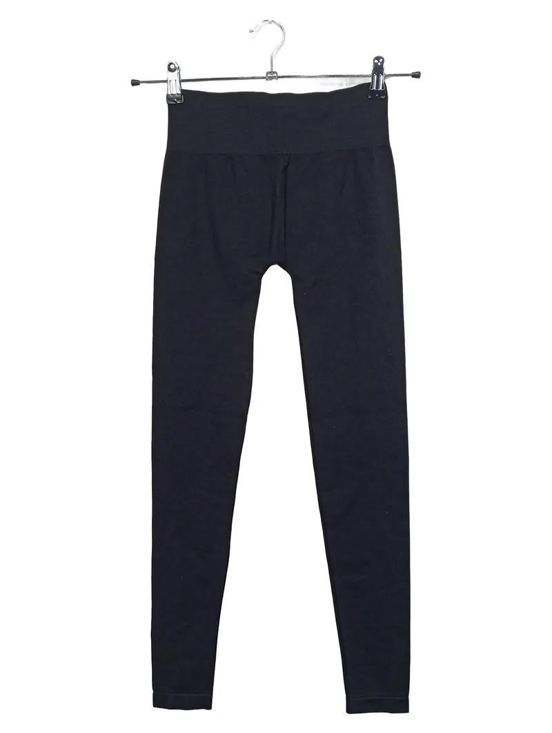 Calzedonia Damen Leggings Sportlich Uni Schwarz Gr. S 36 1