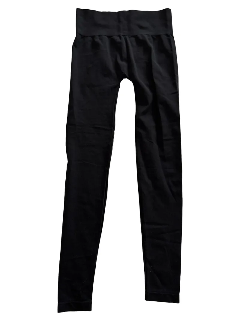 Calzedonia Damen Leggings Sportlich Uni Schwarz Gr. S 36 2
