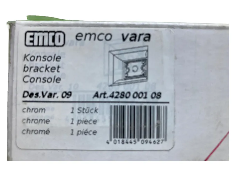 EMCO Vara Konsole Halterung Badezimmer Accessoire Chrom Modern 3