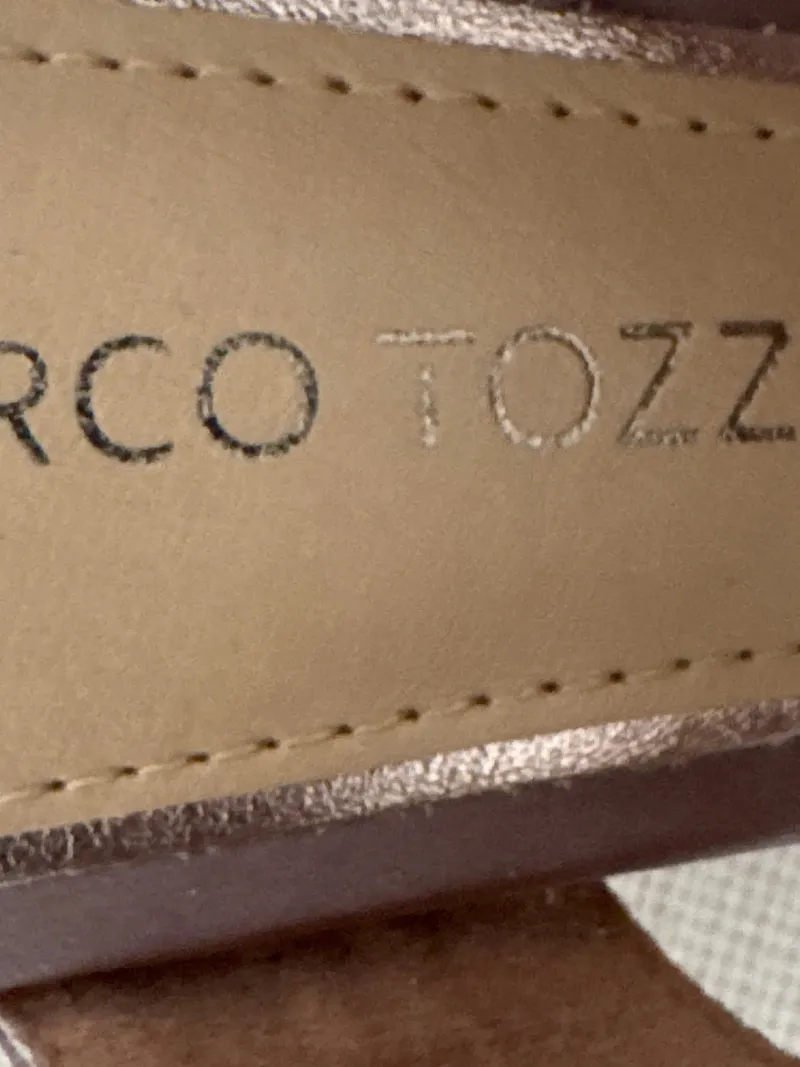 MARCO TOZZI Damen Sandalen Pink Gr. 38 Elegant Blockabsatz Riemchensandalen 5