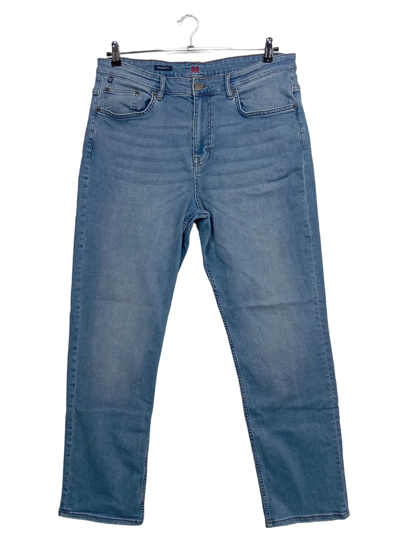 CREW CLOTHING COMPANY Herren Jeans Straight Leg W38/54 Blau Casual 1