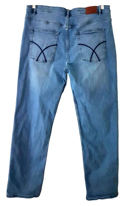 CREW CLOTHING COMPANY Herren Jeans Straight Leg W38/54 Blau Casual